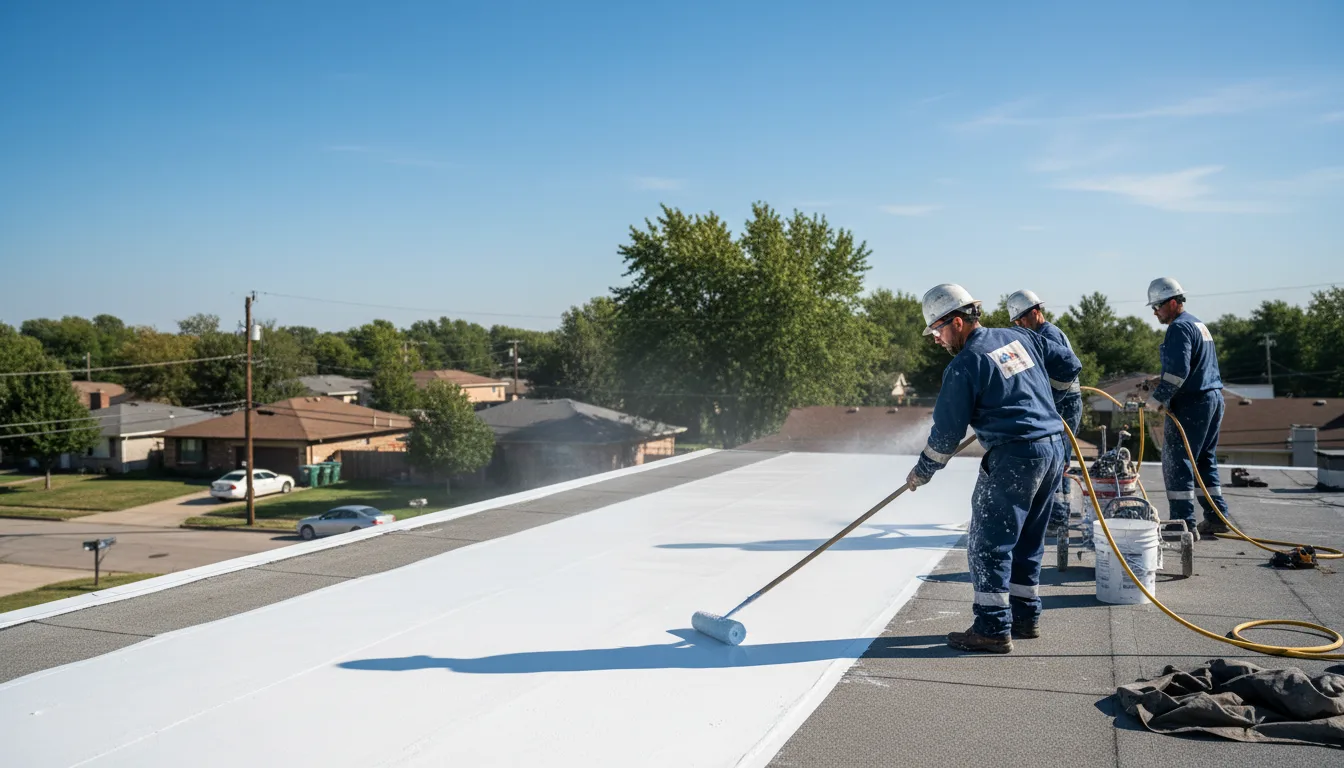 Commercial roof coating in Camillus, NY near me